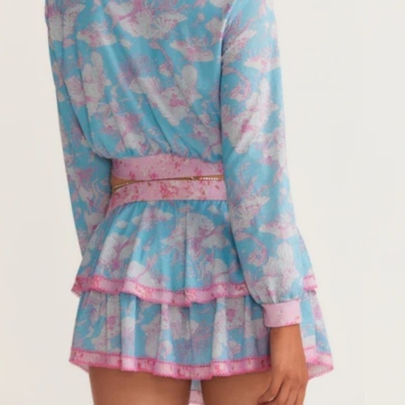 LoveShackFancy x Hurley New Size Small Under The Sea Cropped Bomber Jacket NWT - Picture 8 of 8